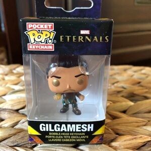 Funko Pop Marvel: Eternals, Gilgamesh bobble-head pocket keychain